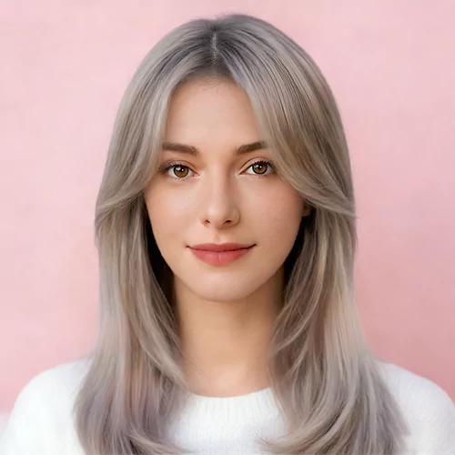 Long Bangs Women 113