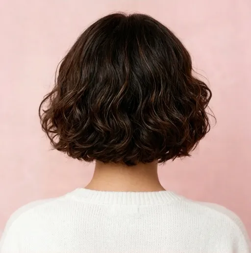 layered long hairstyle back reference