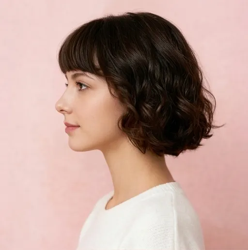 layered long hairstyle side reference