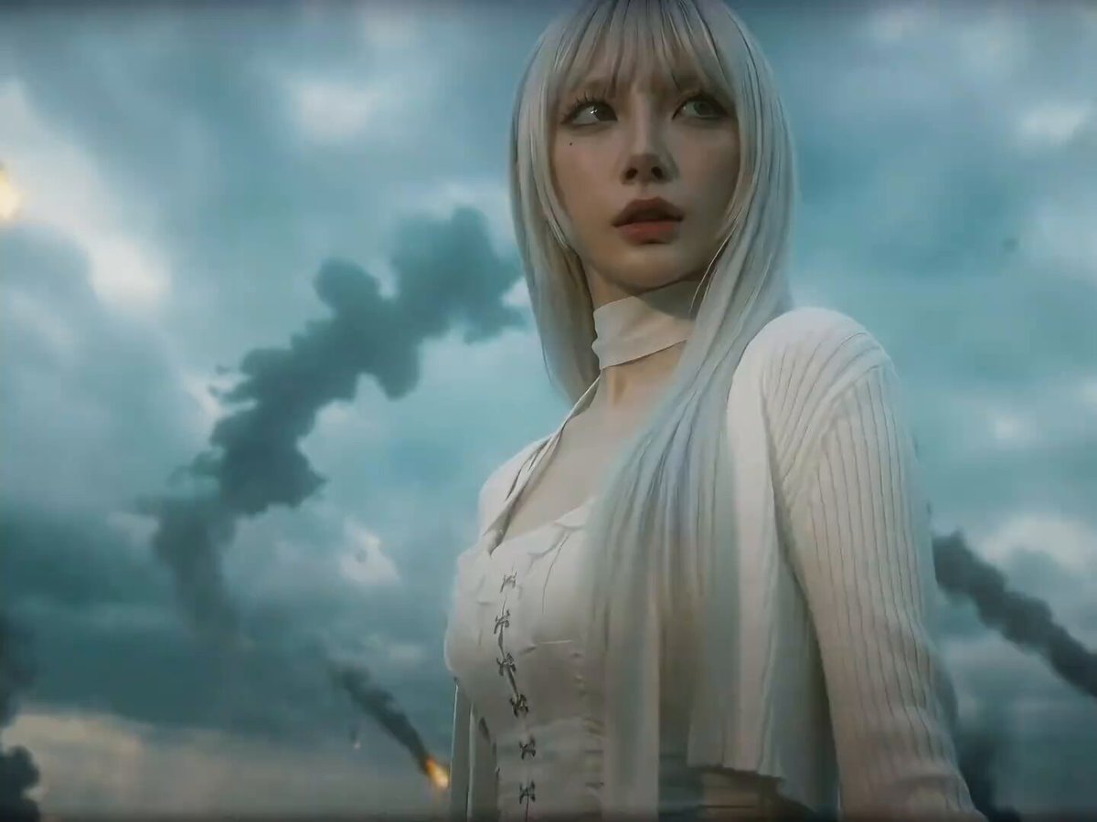 Dark sci-fi transformation video screenshot